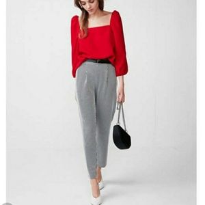 Square Puff Sleeve Blouse